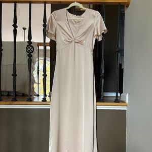 Show Me Your Mumu Champagne Satin Bridesmaids Dress